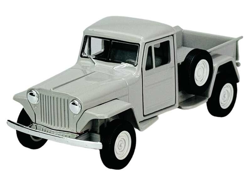 Welly Jeep Willys pickup 1947 1:34 šedý